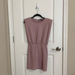Zara Gingham Mini Dress